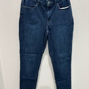 Chico's Stretch Girlfriend Slim Leg Ankle Jeans